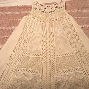 White Antropologie Dress, size 2, (basically)NWOT